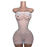 Lingerie Nuisette chemise de nuit en Résille robe Bodystocking قميص نوم ملابس فستان