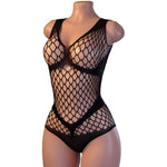 Lingerie Nuisette chemise de nuit en Résille Bodystocking قميص نوم شبكي ملابس