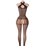 Lingerie Nuisette chemise de nuit en Résille Bodystocking قميص نوم شبكي ملابس