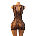 Lingerie Nuisette chemise de nuit en Résille Bodystocking قميص نوم شبكي ملابس
