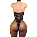Lingerie Nuisette chemise de nuit en Résille Bodystocking قميص نوم شبكي ملابس