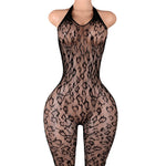 Lingerie Nuisette chemise de nuit en Résille Bodystocking قميص نوم شبكي ملابس