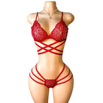 Ensemble de lingerie en dentelle soutien-gorge et culotte طقم ملابس داخلية
