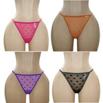 pack de 4 strings en dentelle ملابس داخلية 4 قطع