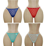 pack de 4 strings en dentelle ملابس داخلية 4 قطع