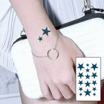 pack de 5  tatouages imperméable et résistant à la sueur  وشـم مؤقت ضد الماء والعرق 5قطع