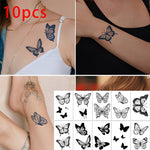 pack de 10 tatouages imperméable وشـم مؤقت ضد الماء  10قطع