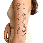 pack de 4 tatouages imperméable et résistant à la sueur  وشـم مؤقت ضد الماء والعرق 4قطع