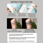 tatouage végétal durable imperméable et résistant à la sueur وشـم مؤقت ضد الماء والعرق