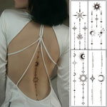pack de 4 tatouages imperméable et résistant à la sueur  وشـم مؤقت ضد الماء والعرق 4قطع