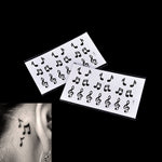 pack de 5  tatouages imperméable et résistant à la sueur  وشـم مؤقت ضد الماء والعرق 5قطع