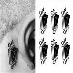 pack de 5  tatouages imperméable et résistant à la sueur  وشـم مؤقت ضد الماء والعرق 5قطع