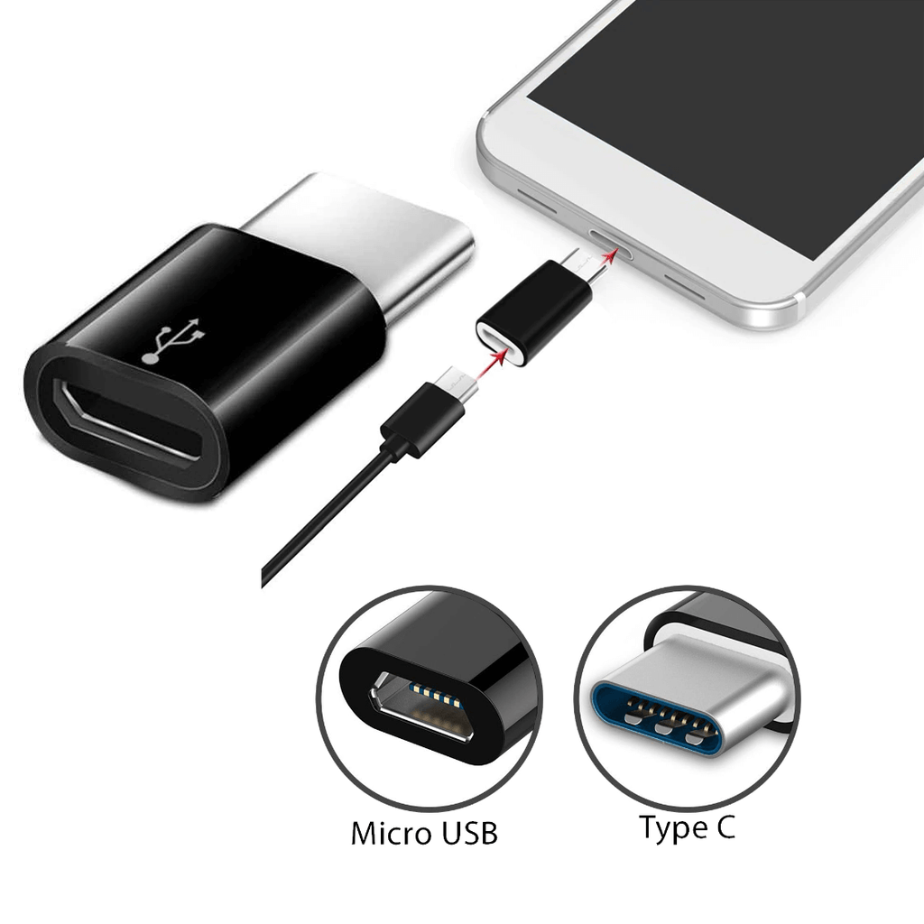 Type-c  micro usb قطعة تحويل